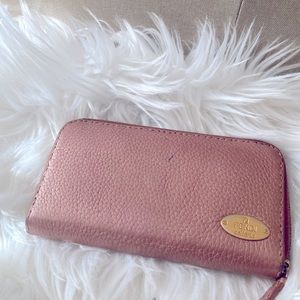 FENDI zip around wallet